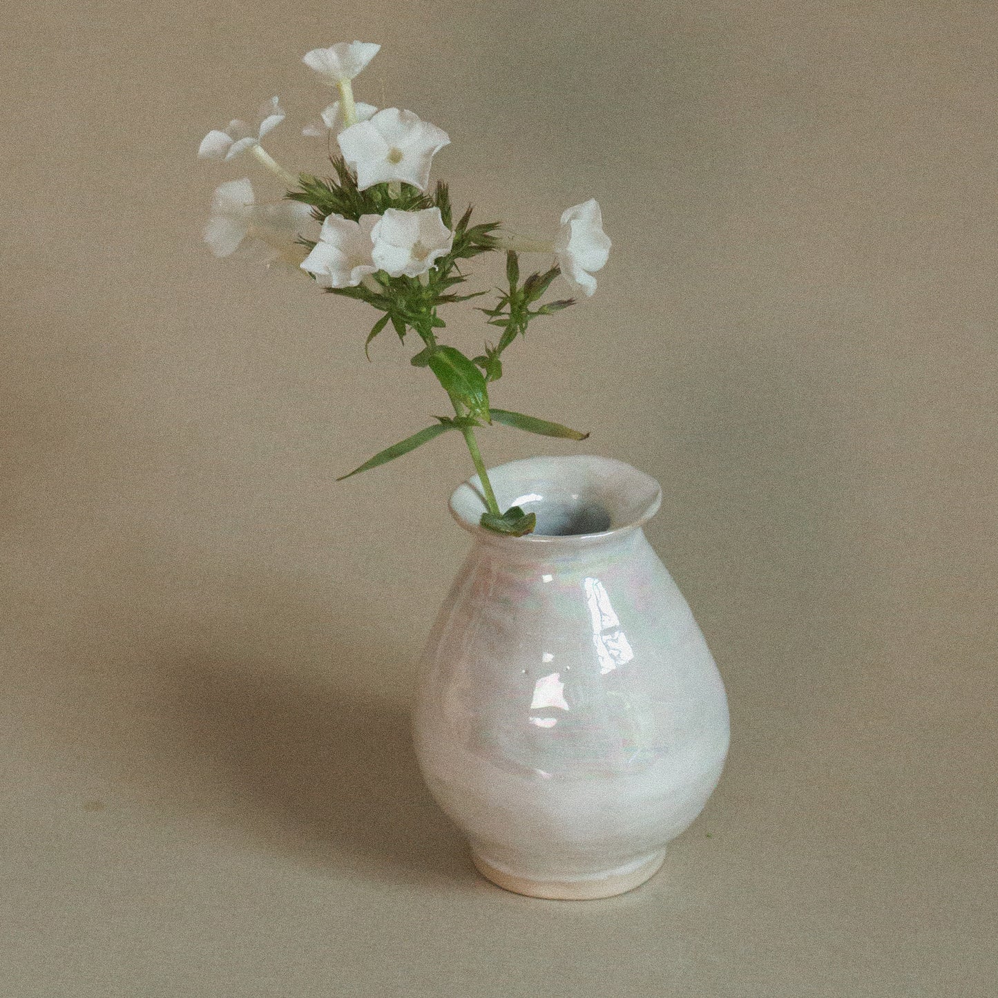 Tove Vase - Ceramic Mother of Pearl Vase Sample Sale
