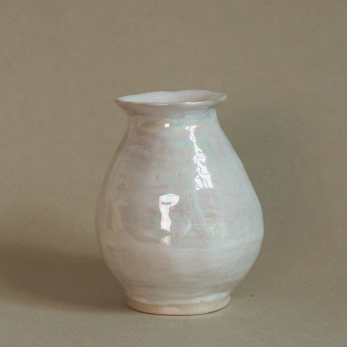 Tove Vase - Ceramic Mother of Pearl Vase Sample Sale