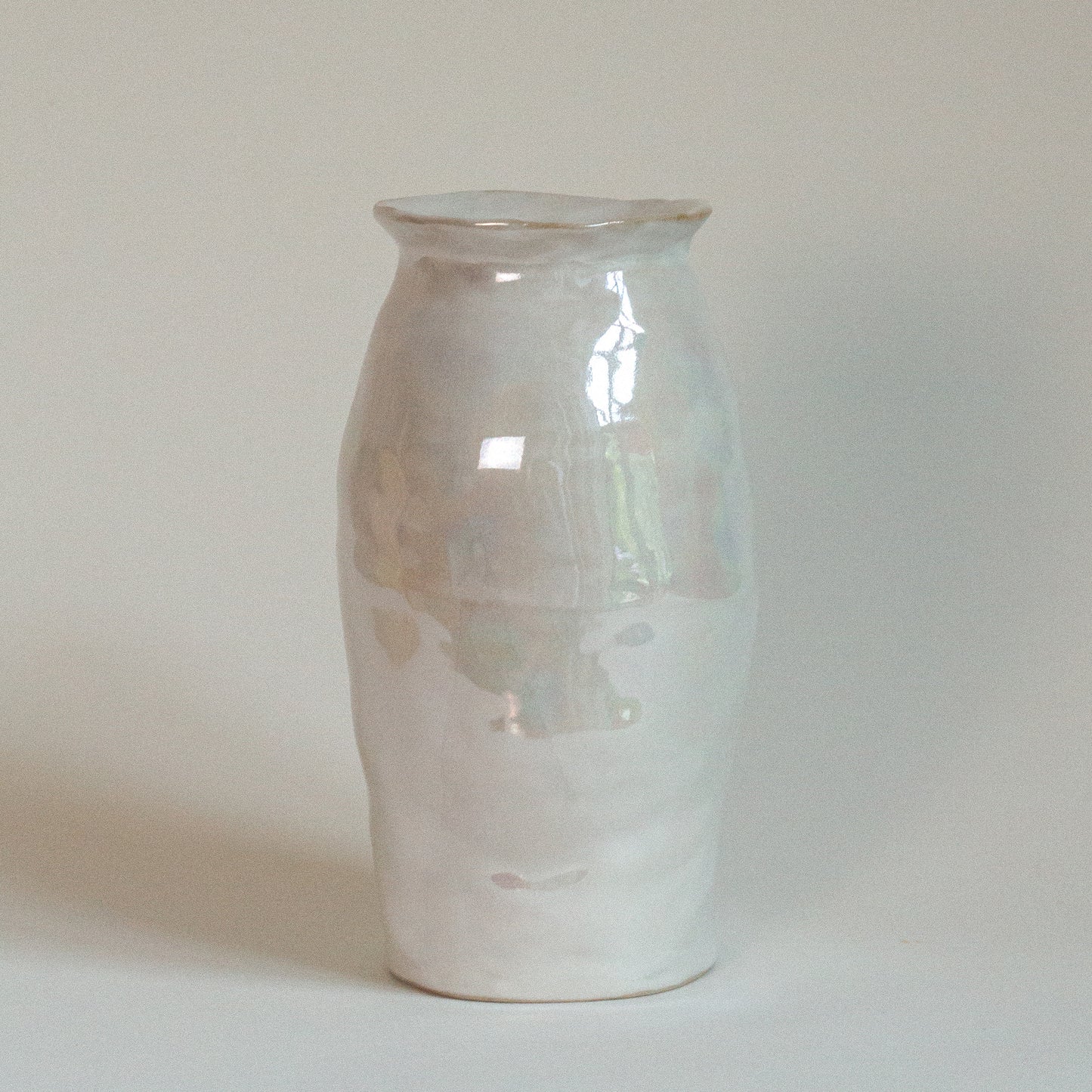 Fjord Vase - Ceramic Mother of Pearl Vase