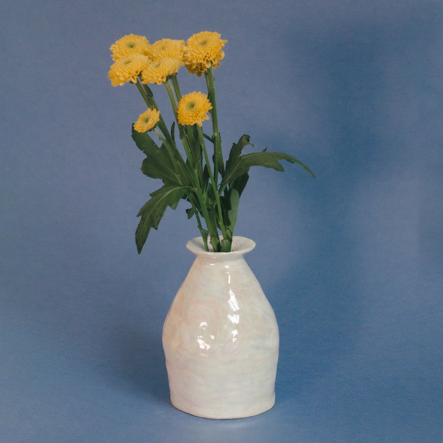 Sunniva Vase - Ceramic Mother of Pearl Vase Sample Sale