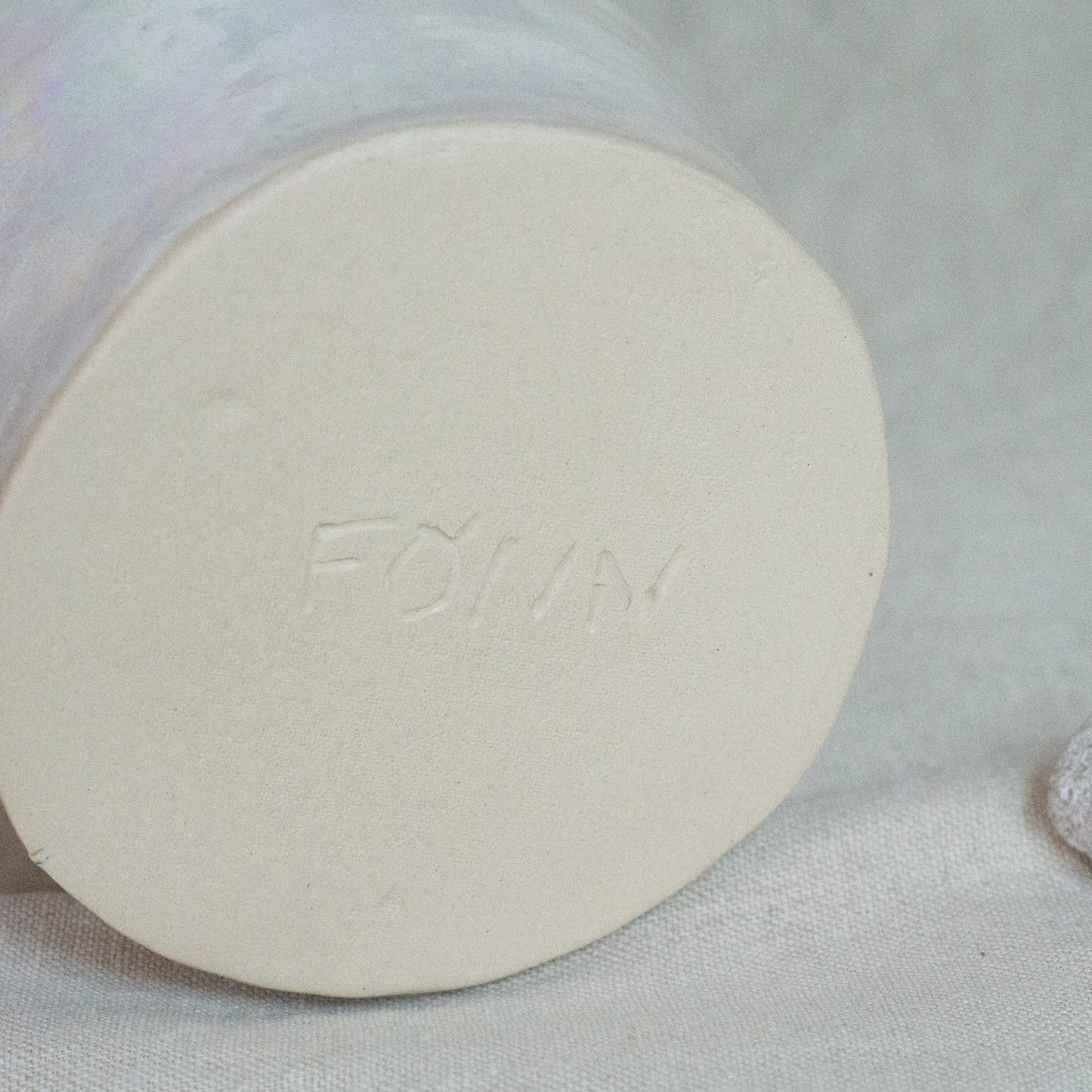 Sunniva Vase - Ceramic Mother of Pearl Vase Sample Sale