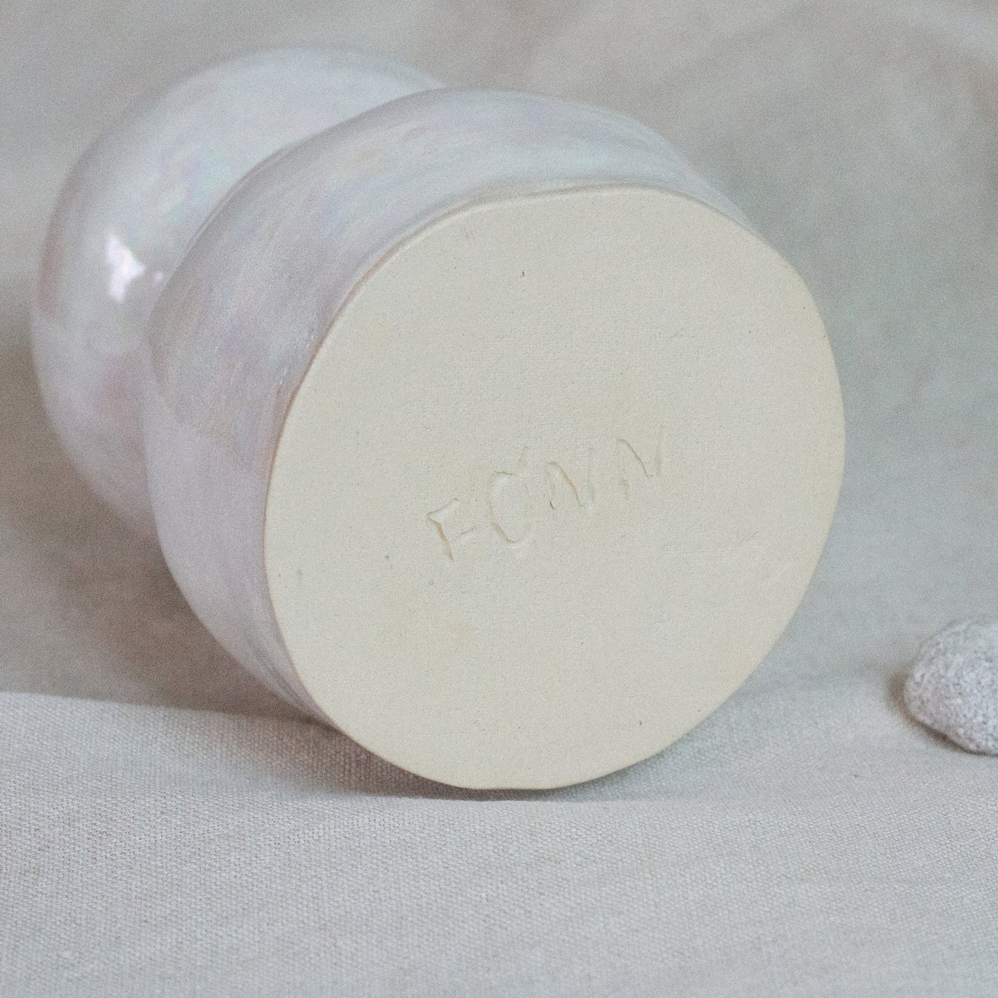 Tuuli Vase - Ceramic Mother of Pearl Vase Sample Sale